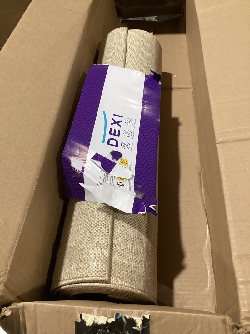 Condition photo showing Good Condition for DEXI Hallway Runner 2.3x8, Non Slip Rubber Backing Washable Carpet Hallways Runners, Absorbent Thin Indoor Mats for Entryway, Laundry, Patio Entrance, 8ft, Beige