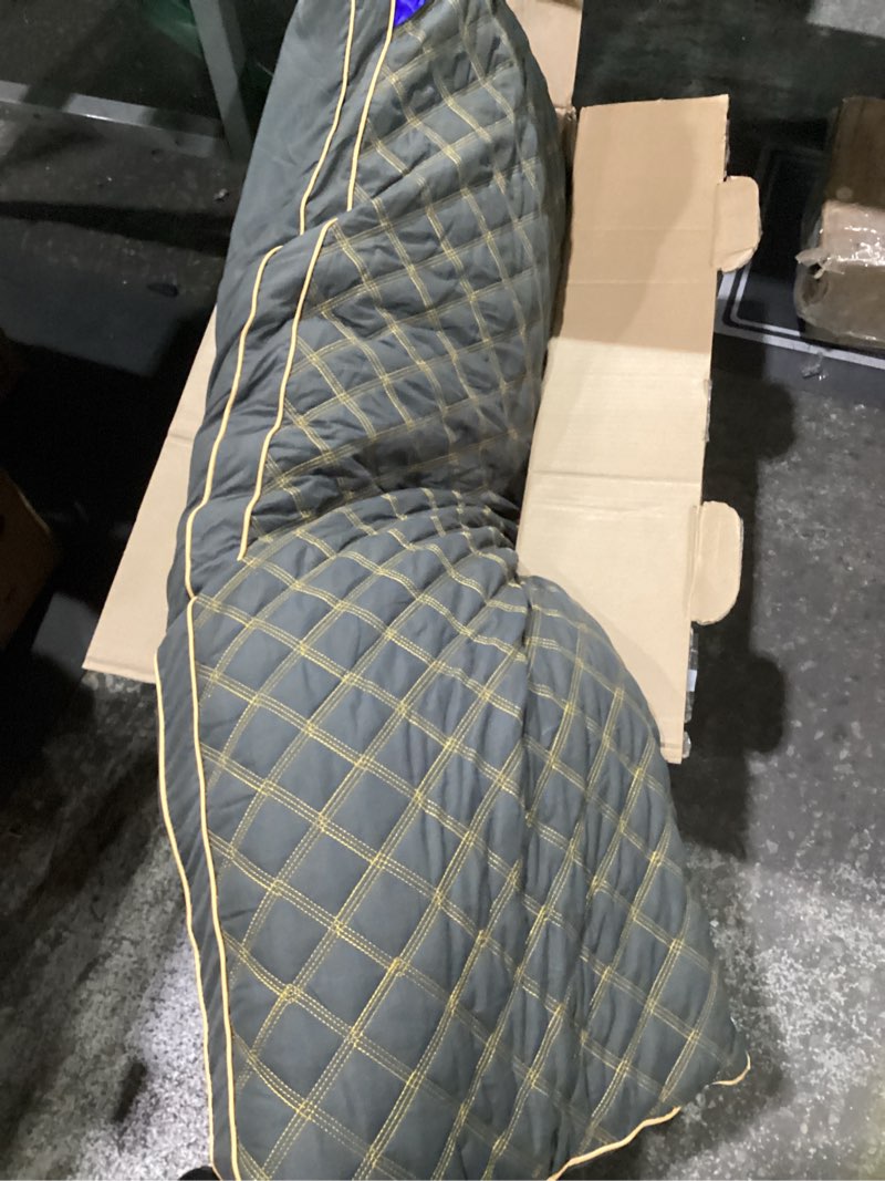 Condition photo showing Good Condition for YZ HOME Long Body Pillow for Adults - Firm Body Pillow Insert with Shredded Blue Memory Foam, Adjustable Height, Soft Support for Side Sleeping, Pregnant Women, Washable (20x54 Inch, Grey)