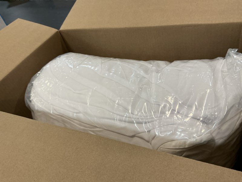 Condition photo showing Good Condition for easeland full size mattress pad pillow top mattress cover quilted fitted mattress protector cotton 8-21" deep pocket cooling topper (54x75 inches, white) white full