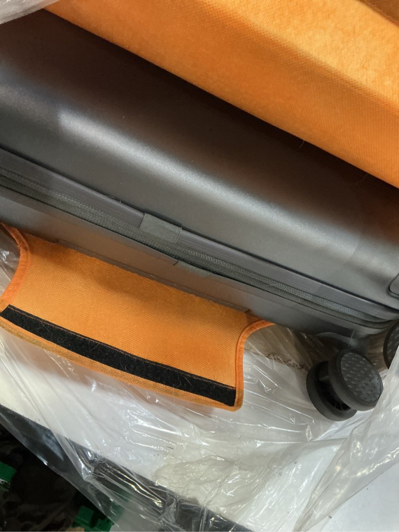 Condition photo showing As Is for ropius softside expend... sutcase (grey, 28-inch)