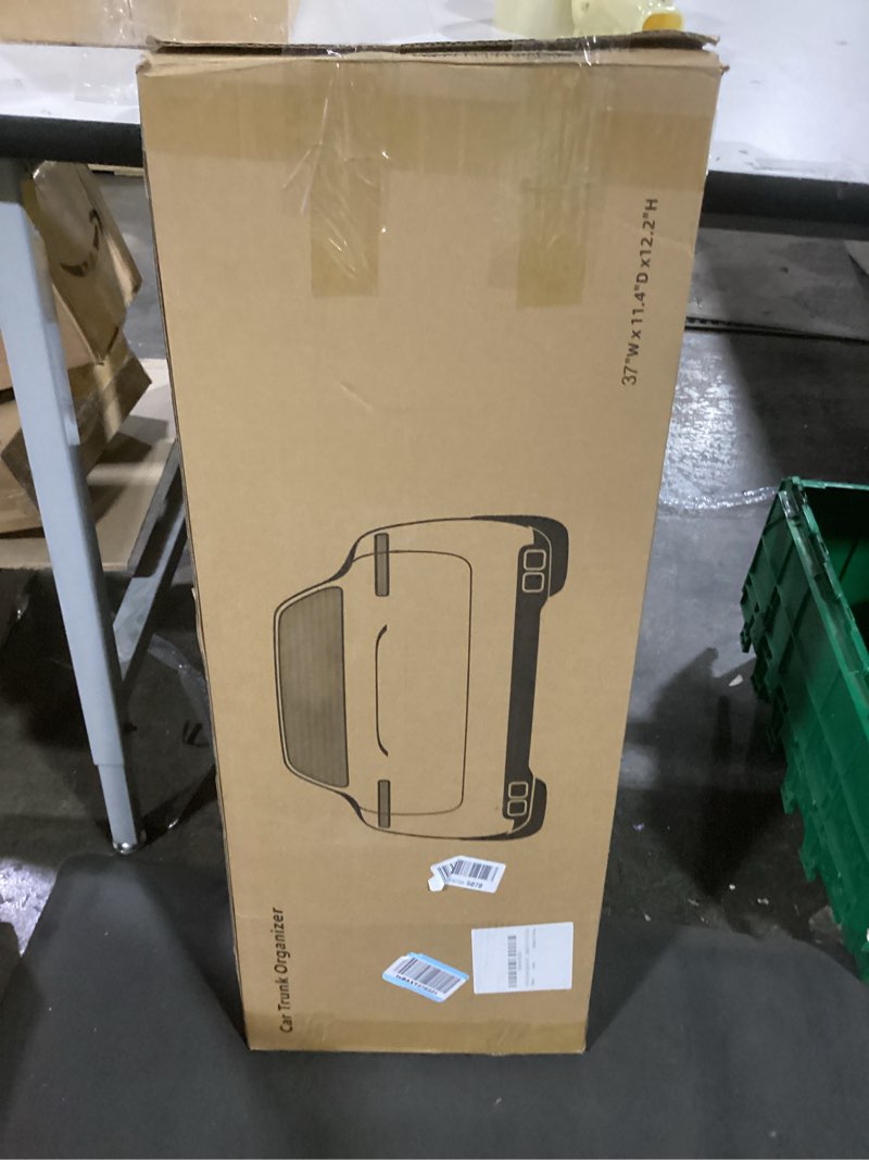 Condition photo showing Good Condition for XCF Trunk Organizer for SUV, Collapsible Leather Trunk Organizer for Car with Lid Car Storage for Se