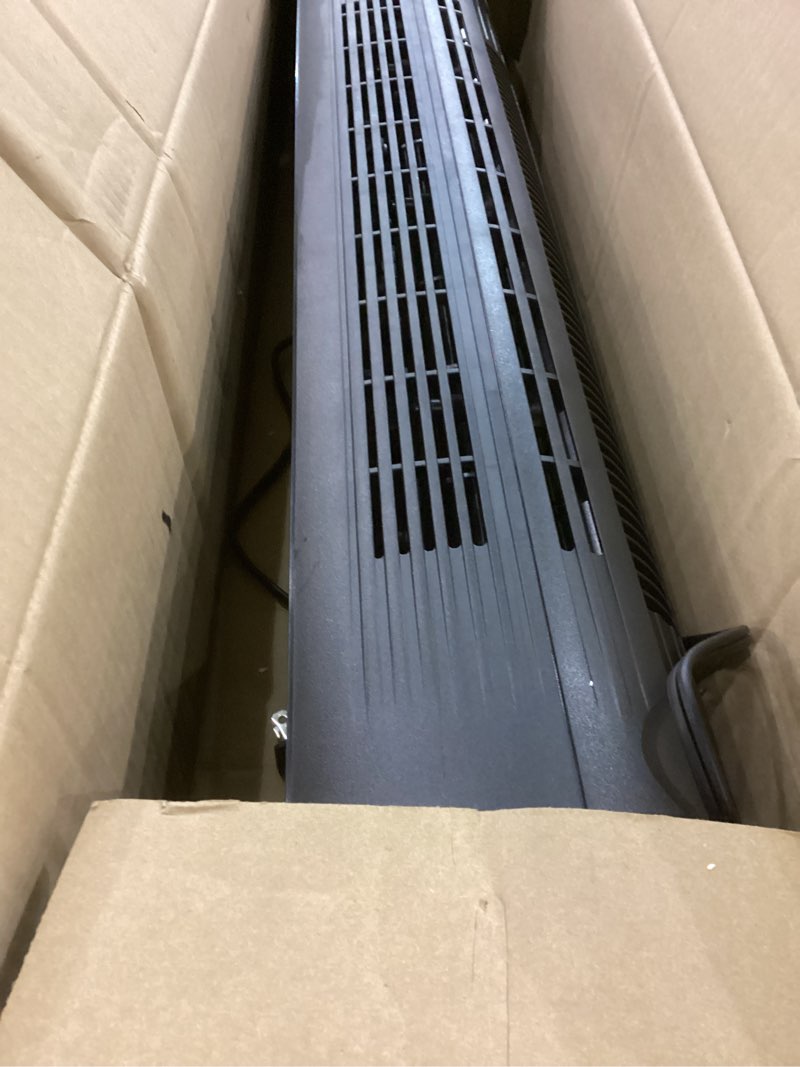 Condition photo showing As Is for Dreo Tower Fan for Bedroom, 25ft/s Velocity Quiet Floor Fan, 90° Oscillating Fans for Indoors with 4 Speeds, 4 Modes, 8H Timer, Standing Fans, Bladeless Fan, Black, Nomad One (DR-HTF007)