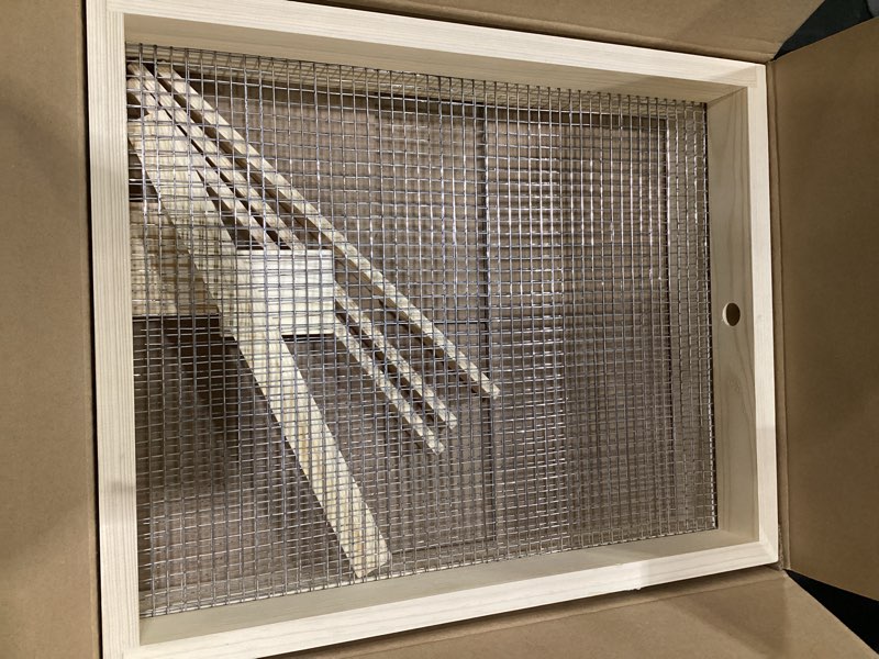 Condition photo showing Good Condition for Bee Candy Board Feeder,2 Pack 10 Frame Candy Board,Honey Bee Hive Candy Board,Winter Bee Candy Board for Beehive,Winter Beekeeping Supplies Natural wood colour 10 frames