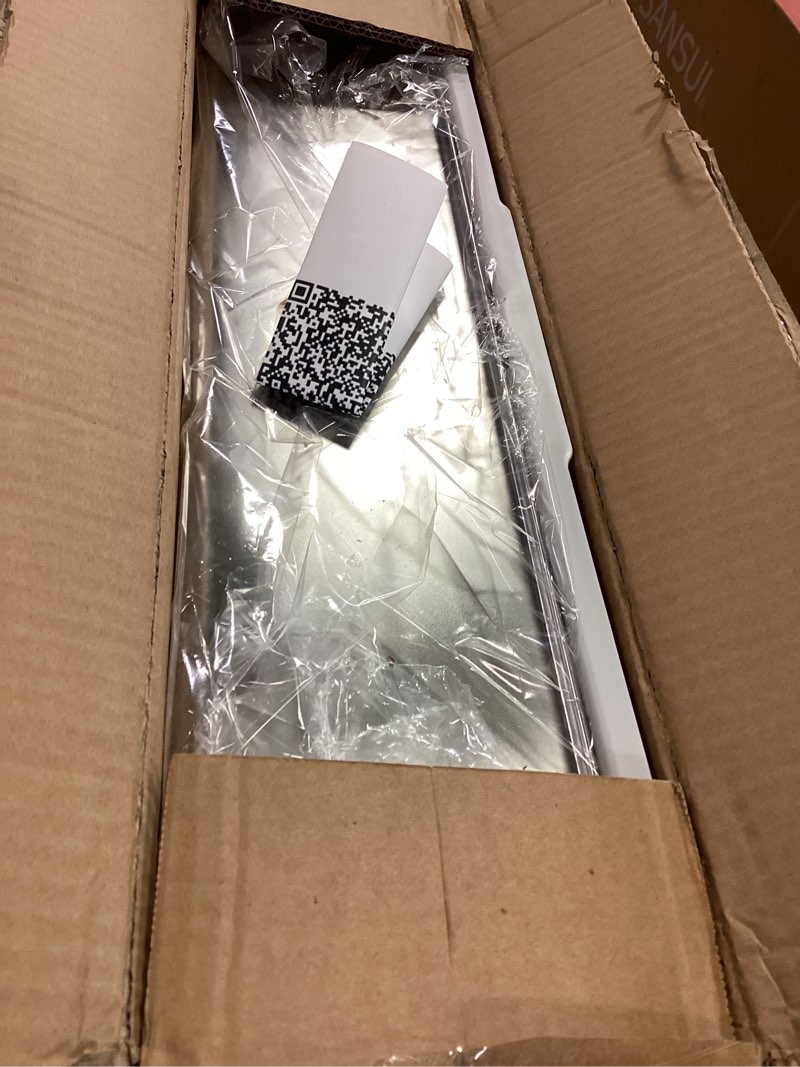 Condition photo showing New/Like New for Stainless Steel Litter Box | XL Enclosed Cat Litter Boxs with Lid for Big Cats | High Sided, Anti-Urine Leakage | Non-Stick Bottom & Includes Litter Mat & Metal Scoop X-Large Silver Gray