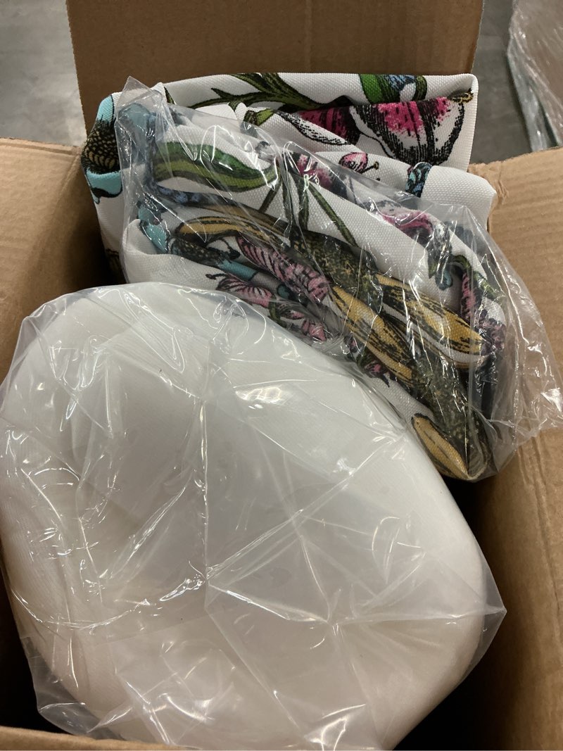 Condition photo showing Good Condition for funhome outdoor chair cushions 18x18 inch,set of 2,water resistant chair pads with ties,square seat cushion 18"x18"x2.5",patio chair cushion for garden,backyard furniture(butterfly flower)