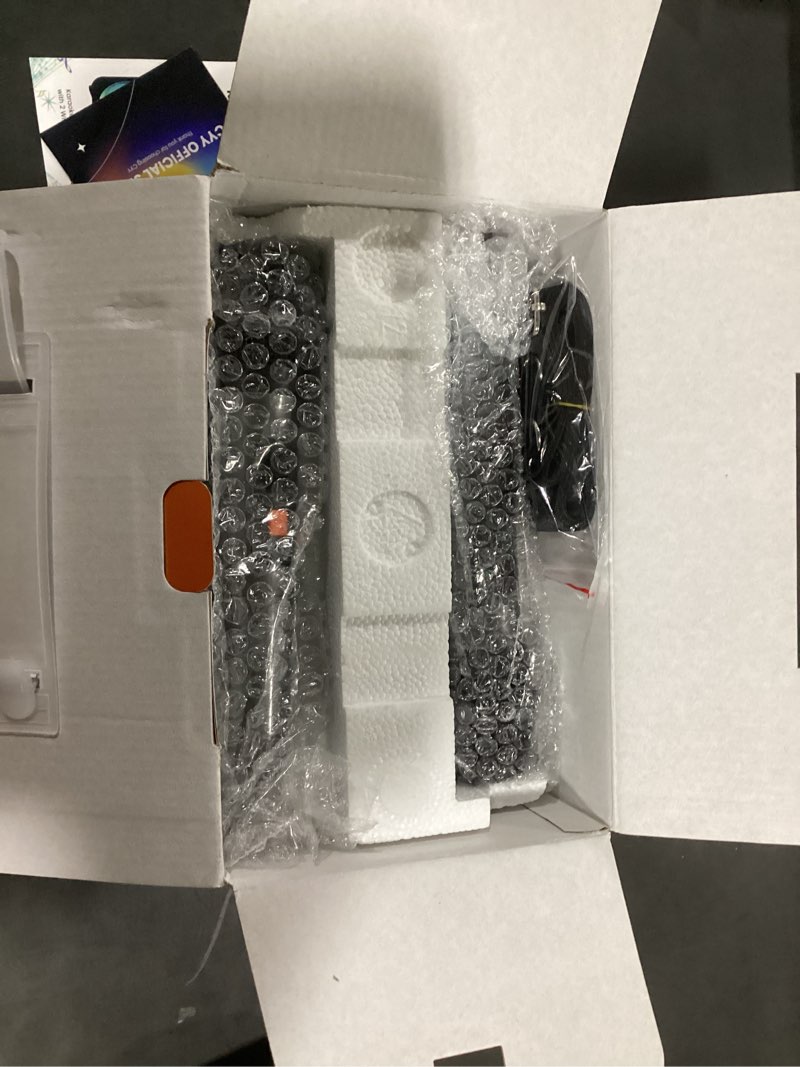 Condition photo showing New/Like New for karaoke machine, portable bluetooth speaker with 2 wireless microphones for adults & kids with lights, karaoke microphone with pa system supports usb/tf/fm/aux for home party home system packages black