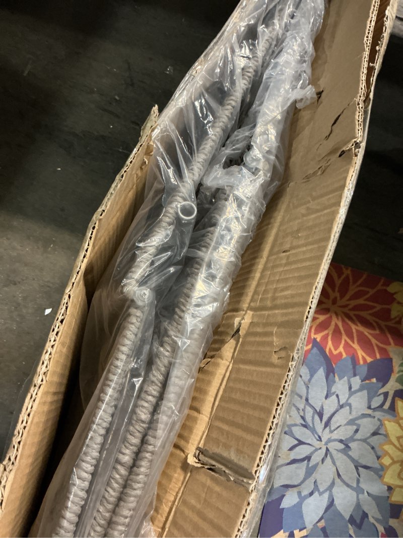 Condition photo showing Good Condition for OIAHOMY Laundry Hamper with Lid, 23.8 Gal (90L) Wicker Hamper with Removable Liner Bags, Handwoven Clothes Basket with Handles, Foldable Woven Paper Rope Basket for Laundry Room, Bedroom-Grey Grey 90L