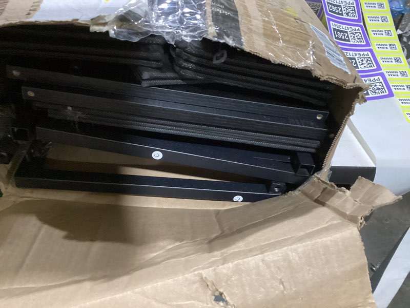 Condition photo showing As Is for somdot tall dresser for bedroom, 5 drawers nightstand vertical storage tower unit, night stand furniture with fabric drawer organizer in bedside hallway, entryway, kids room, closet, black 11.4"d x 15.2"w x 42.1"h (5 drawers) black 1