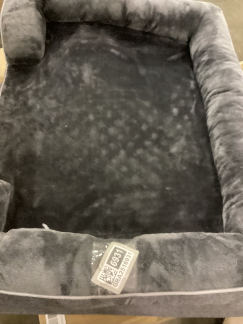 Condition photo showing As Is for Luxury Dog Bed Orthopedic Dog Beds Removable Machine Washable Cover and Waterproof Liner Pad Pet Bed