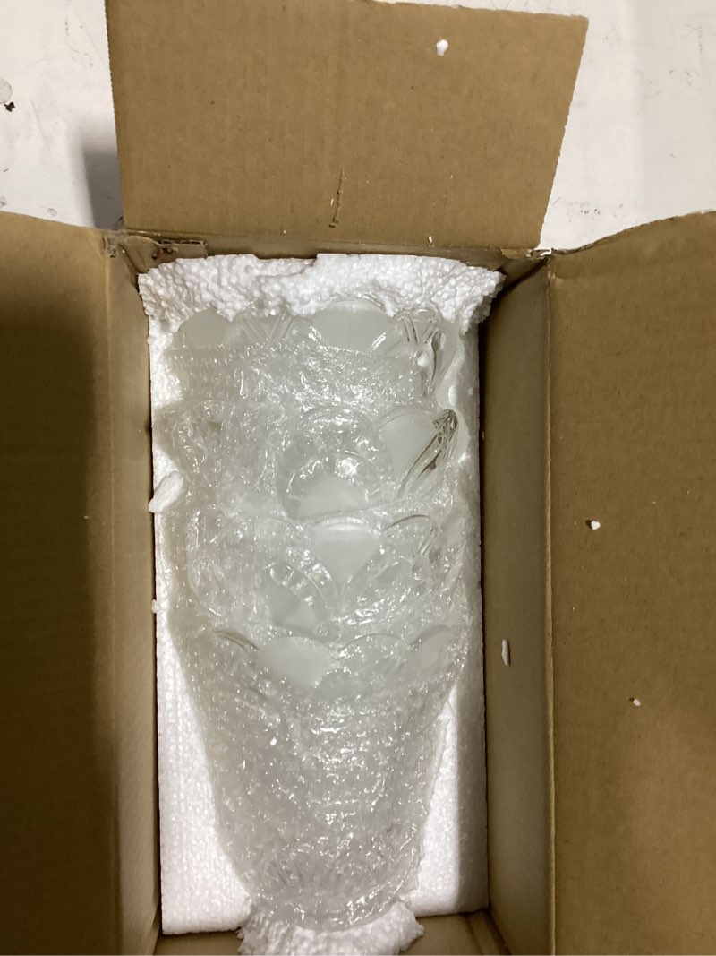 Condition photo showing As Is for clear & frosted ceiling fans light covers glass shade, transitional style replacement glass shade with standard 2-1/8" fitter size, 4-4/5" high x 5" diameter, pack of 4
