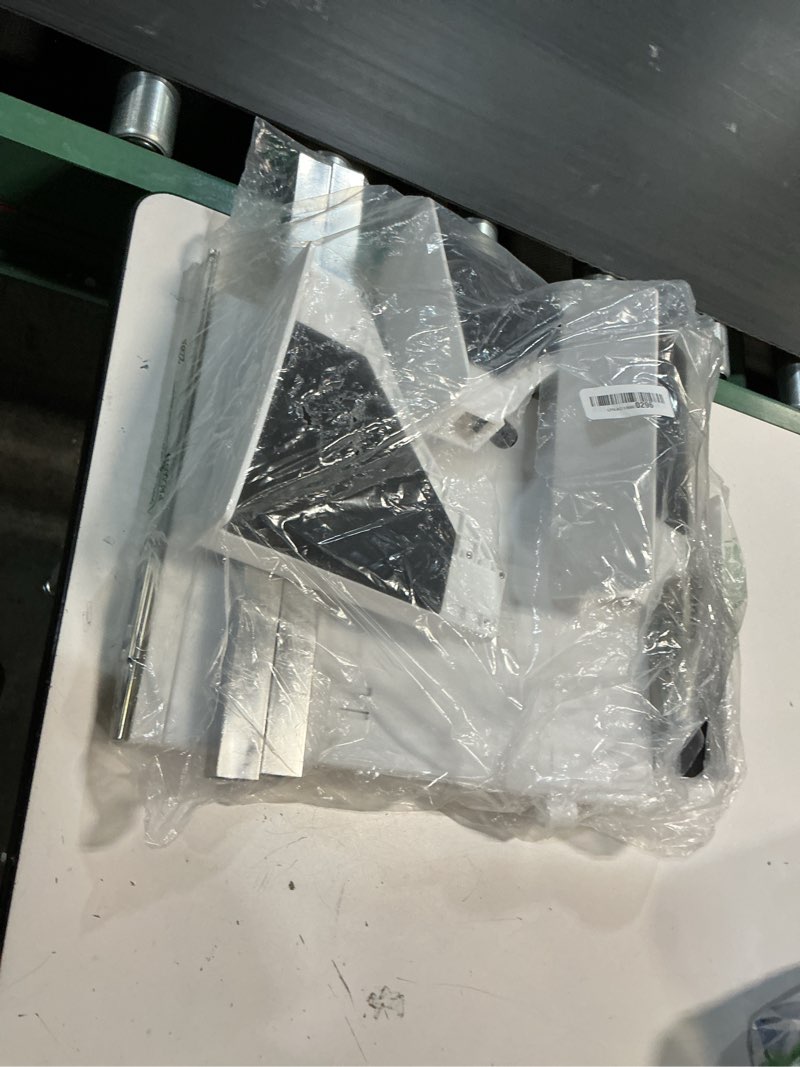 Condition photo showing As Is for kiss core washer dryer stacking kit, universal washer dryer stacking kit with pull-out sliding plate, adjustable 29\\\\\\\"-21\\\\\\\" stacking kit for washer and dryer with ratchet strap