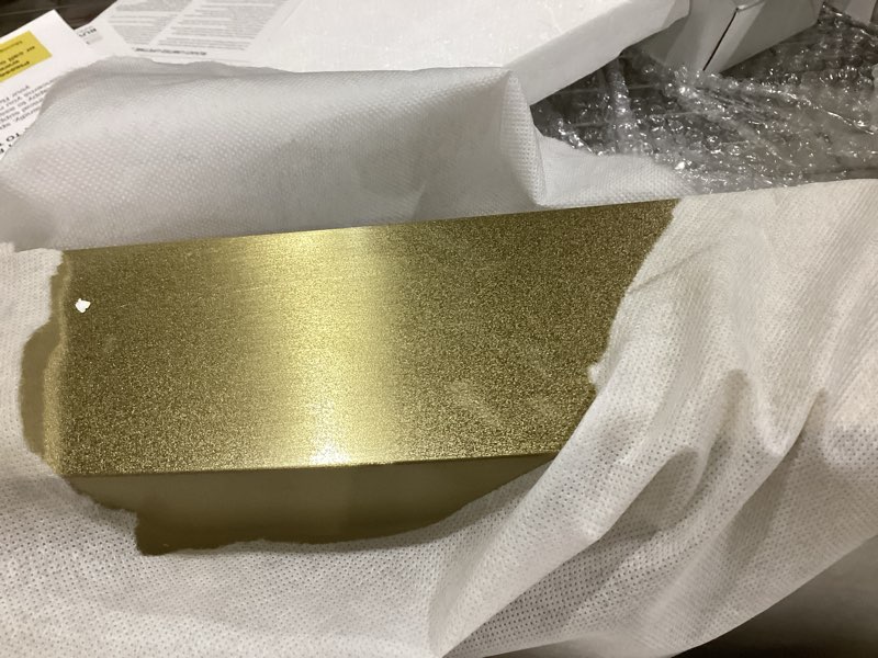 Color stainless apron sink