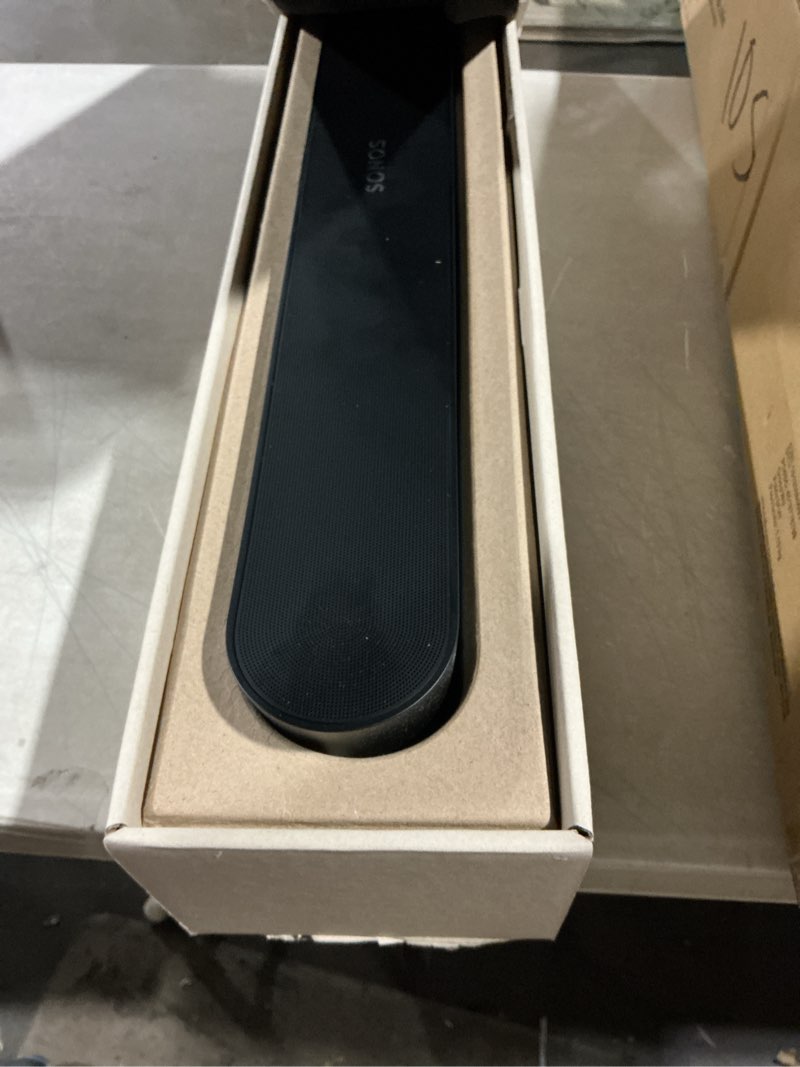 Condition photo showing As Is for sonos ray - compact soundbar for tv and music - black black soundbar only