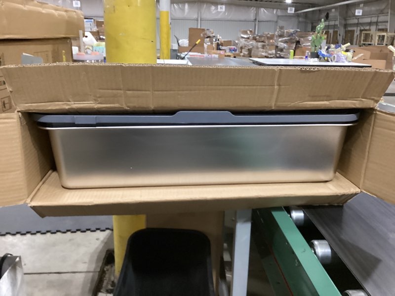 Condition photo showing Good Condition for stainless steel litter box extra large for big cats multi-cats, jumbo extra large metal cat litter box with high sided lid, anti-urine leakage, non-stick,include litter scoop dark grey xxxl