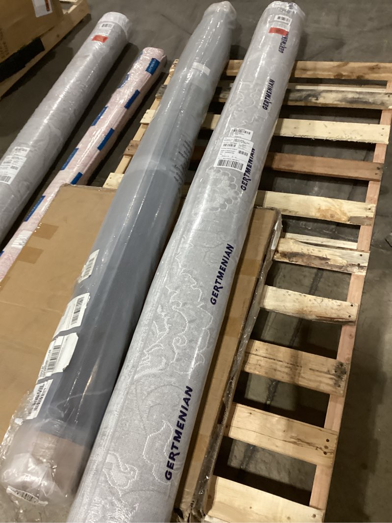 Condition photo showing Good Condition for Gertmenian Modern Indoor Area Rug - 9x13 Extra Large, Non-Shedding & Stain-Resistant, Ideal for High Traffic Areas in Living/Dining Room, Bedroom, Office - Traditional, Zia Gray, 38869 Zia Gray 8'8" x 13'1" (Extra Large)