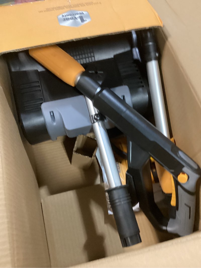 Condition photo showing Good Condition for Cordless Snow Shovel Compatible with DeWalt 20V Max Battery, 11" Electric Snow Blower w/ 20FT Max Throw & Adjustable Handle, Snow Thrower for Driveway, Deck, Patio, Steps(Tool Only) Black (Battery and charger not included)