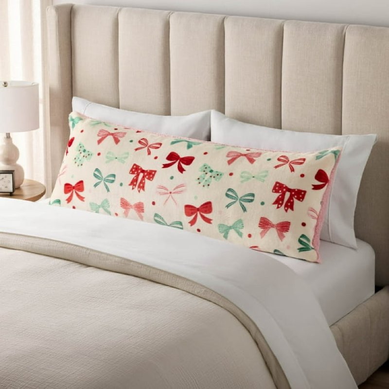 member's mark plush body pillow, 52" x 20"