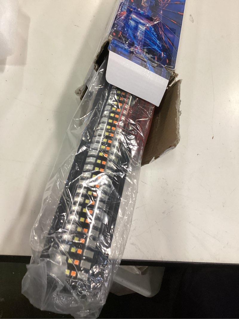 Condition photo showing Good Condition for Stage Strobe Lights Bar,240W 448 LED RGBWA 5IN1 Stage Wash&Strobe DJ Light Bar DMX RDM Sound Activated 224 RGB Zones&224 Amber&White Chasing Effects for Stage Parties DJ Club Disco Wedding