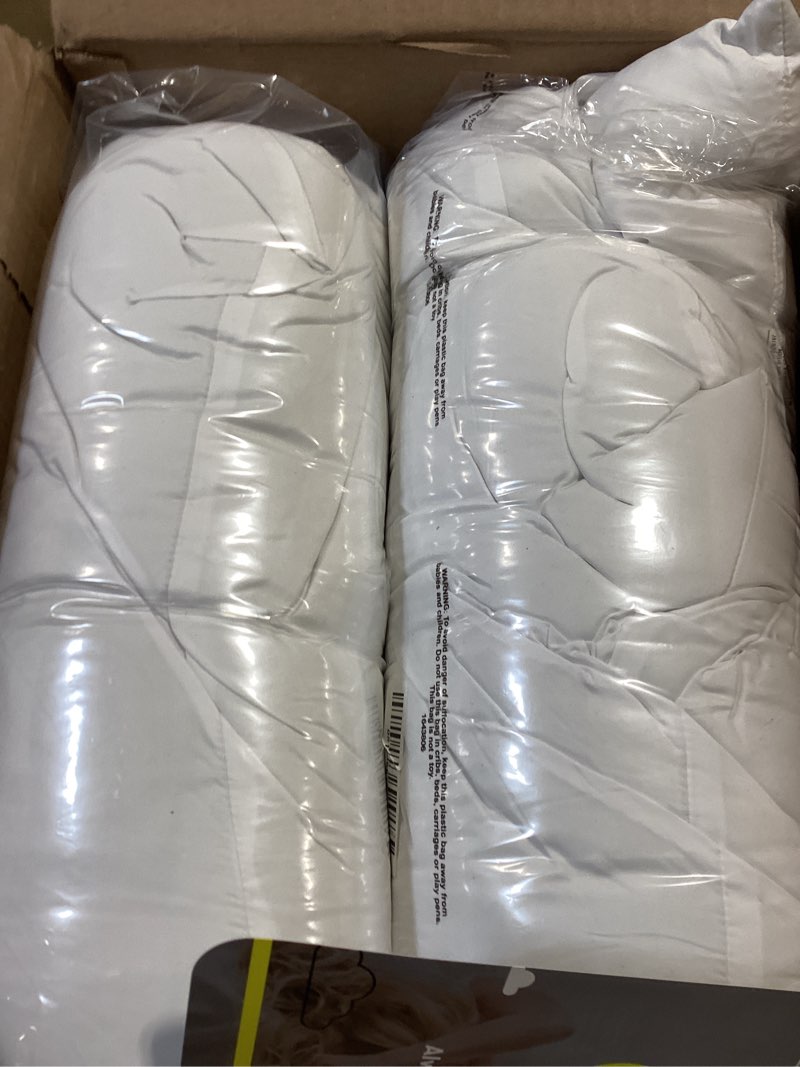 Serta Down Illusion Soft Hypoallergenic Soft/Medium Bed Pillows for Side, Stomach or Back Sleepers (