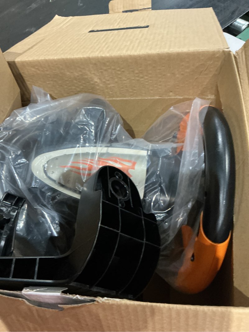 Condition photo showing As Is for pxn pc racing wheel, v3ii 180 degree universal usb car sim race steering wheel with pedals for pc, ps3, ps4, xbox one, xbox series x/s, switch (orange)
