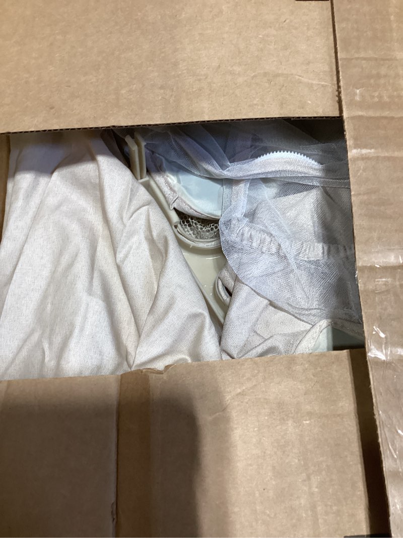 Condition photo showing Good Condition for 4 in 1 Baby Bassinet,Pack and Play,Bedside Crib Sleeper,Baby Bassinets Bedside Sleeper with Diaper Changer, Mosquito Net,Bottom Storage and Toy Bar for Newborn to Toddles (Beige)