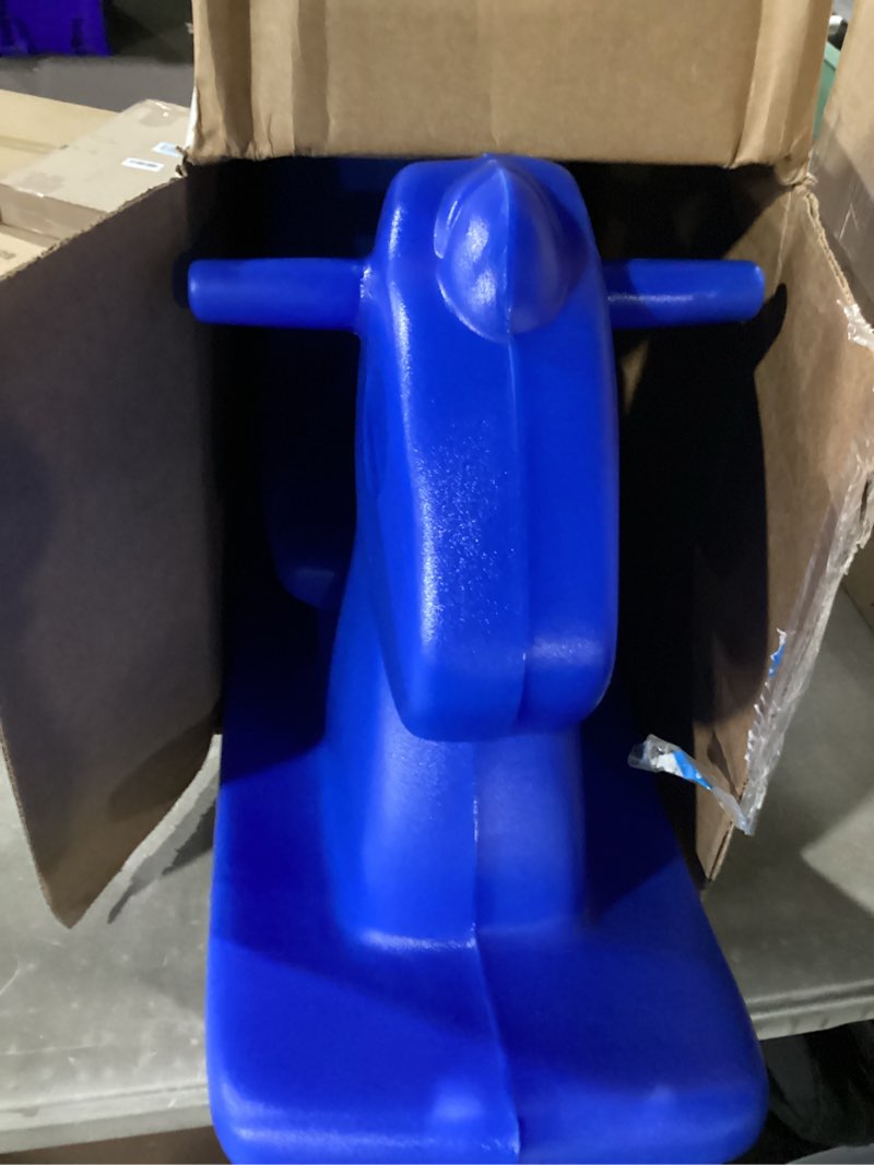 Condition photo showing Good Condition for little tikes rocking horse blue, 33.00 l x 10.00 w x 17.50 h inches