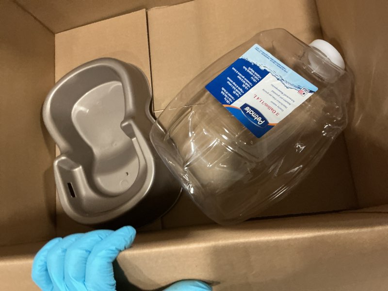 Condition photo showing Good Condition for Petmate Pet Café Cat and Dog Waterer Plastic Water Dispenser Station  3 Gal  Pearl Tan