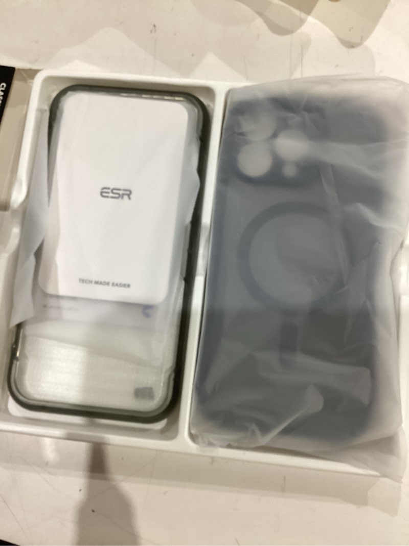 Condition photo showing Good Condition for esr for iphone 16 pro max case (4 in 1) set, translucent matte case with screen protector, compatible with magsafe, military-grade protection, classic series,frosted black frosted black iphone 16 pro max