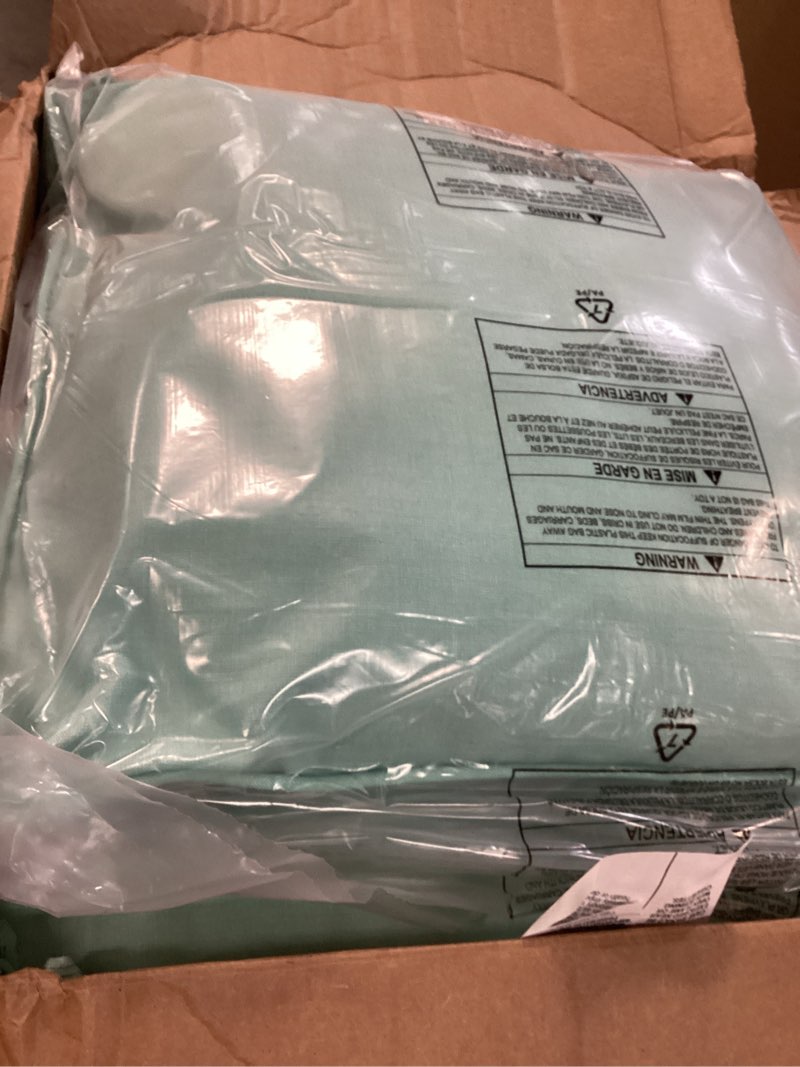 Condition photo showing Good Condition for arden outdoor deep seat cushion set, 24 in x 24 in, weather-proof, rain-proof, fade resistant patio cushion for chair, sofa, and couch aqua leala polyfill aqua leala 1 pack