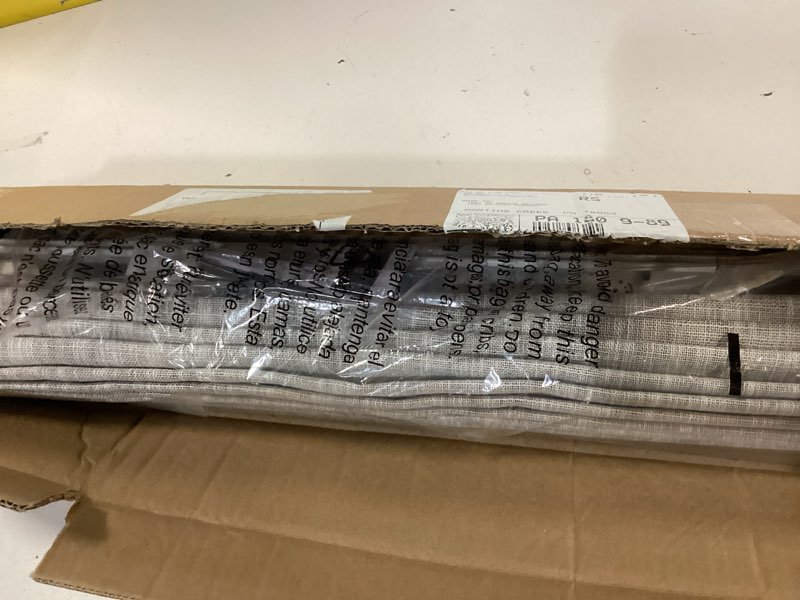 Condition photo showing Good Condition for no drill cordless roman shades for windows, 30" w × 64" h - 100% blackout - linen - beige 100% blackout - linen - beige 30" w × 64" h