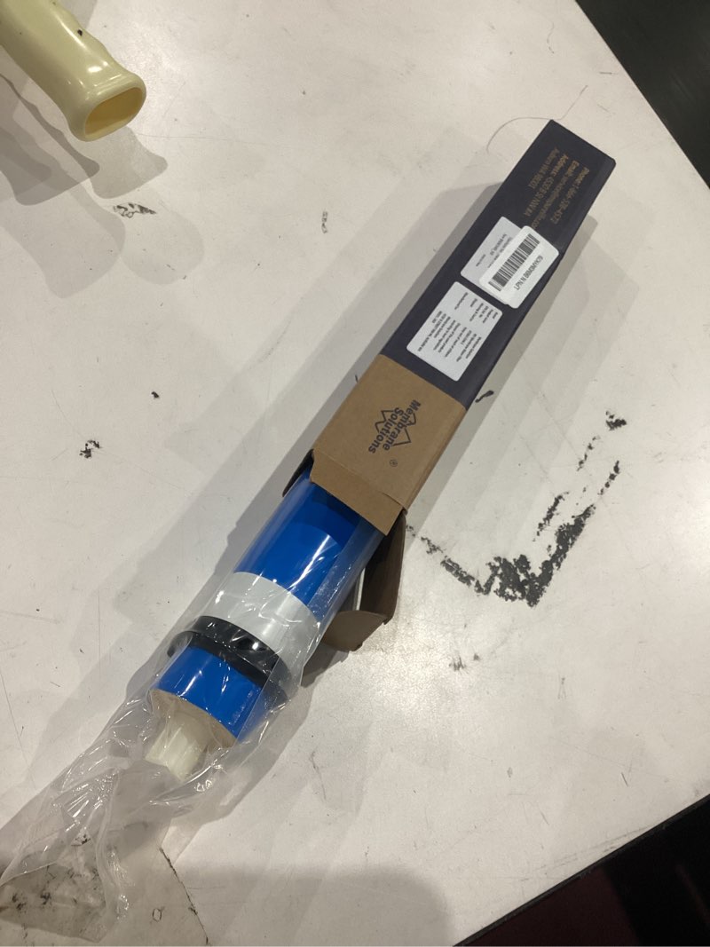 Condition photo showing Good Condition for membrane solutions reverse osmosis membrane 50 gpd 11.75"x1.75" ro membrane water filter replacement fits under sink ro drinking water purifier system 1-pack 50g 1 count (pack of 1)