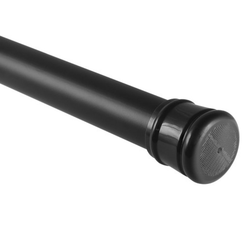 Adjustable Tension Shower Rod, 50"-86", Expandable, Matte Black