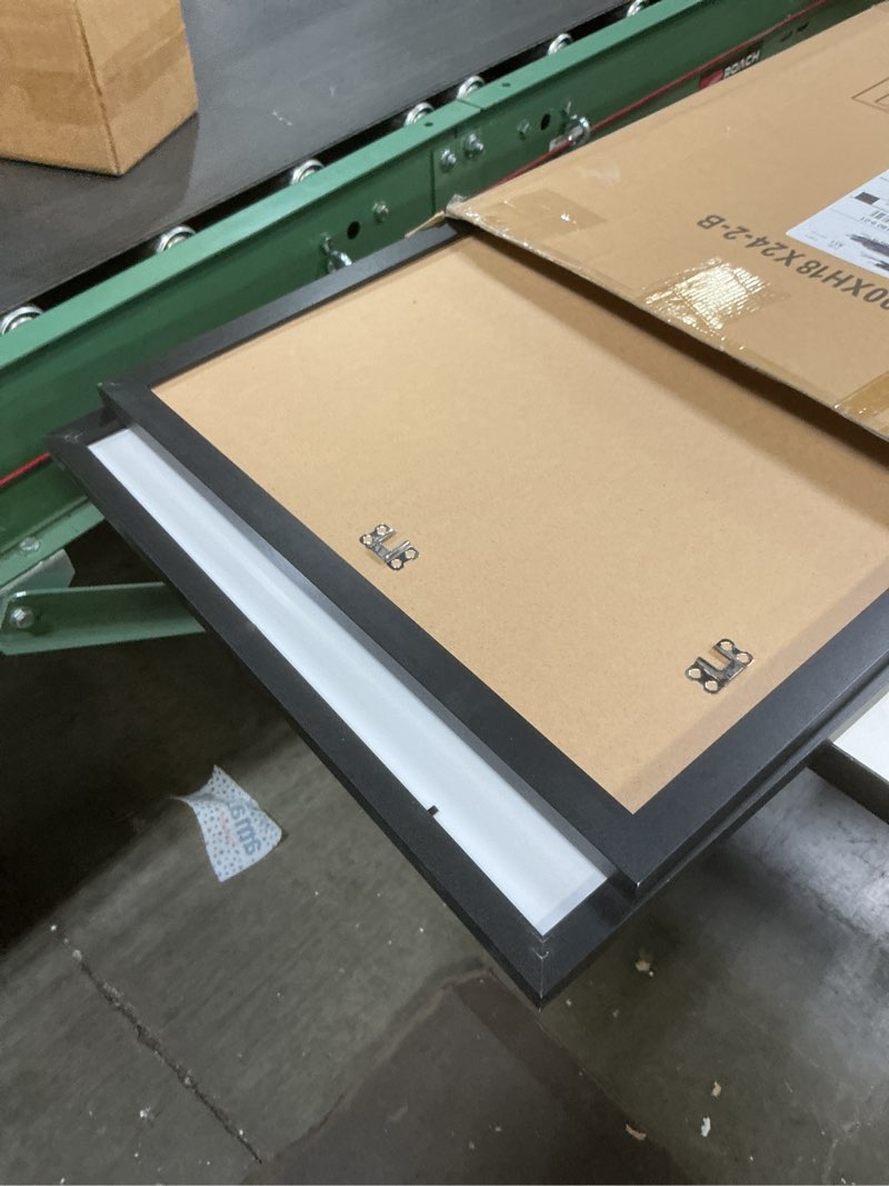 Condition photo showing Good Condition for ENJOYBASICS 18x24 Picture Frame, Display Poster 16x20 with Mat or 18 x 24 Without Mat, Wall Gallery Photo Frames, Black, 2 Pack Black 18x24