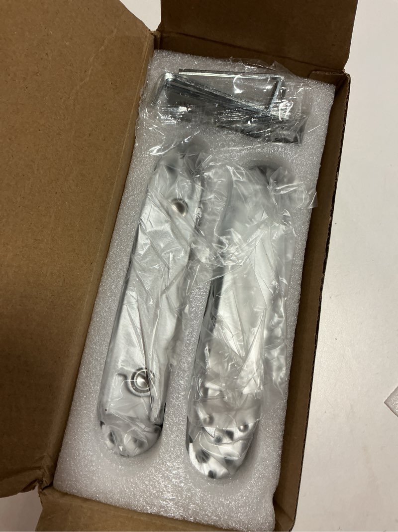 Condition photo showing Good Condition for Onedaful 2 Kits 6 inch Stainless Steel Hidden Door Hinges Invisible Hinges for Door, 180 Degree Swing Concealed Hinges, 3 Way Adjustable & Heavy Duty for Secret Door (Load-Bearing Up to 170lbs) 6 x 2.5 x 1 Inch Silver - 2pcs