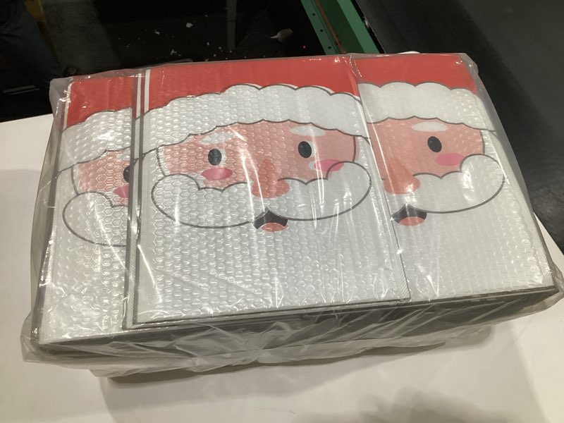 Condition photo showing New/Like New for Gueevin 100 Pcs Large Christmas Poly Bubble Mailers 10 x 13 Inch Christmas Padded Bubble Envelopes Self Adhesive Shipping Bag for Xmas Business Gift Packaging(Santa Claus)