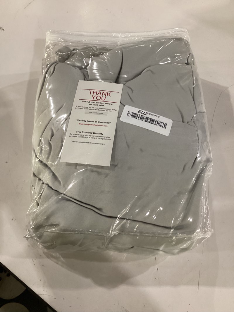 Condition photo showing Good Condition for hotel sheets direct 100% bamboo 4 piece bed sheet set  queen  grey
