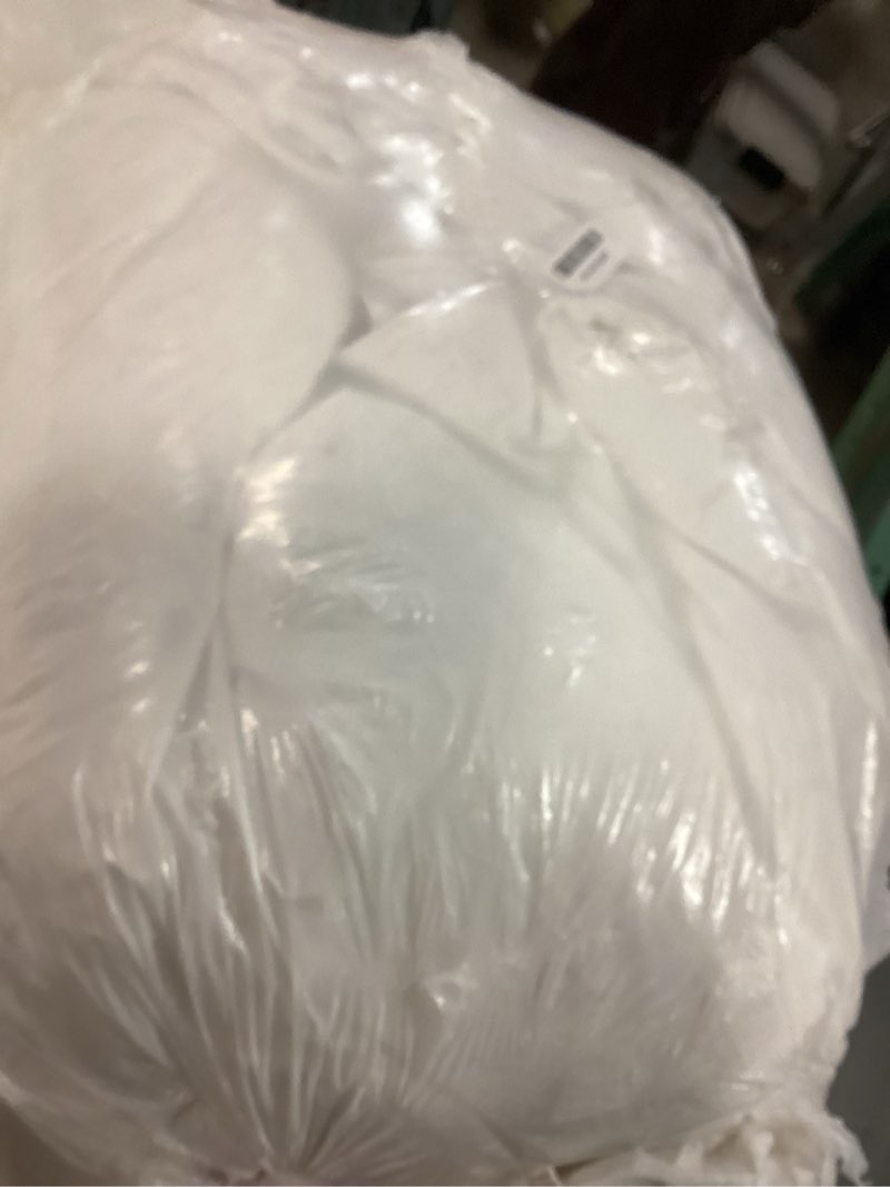 Condition photo showing As Is for puredown® Goose Feather Comforter,Duvet Insert, Gusseted Ultra-Soft Noiseless Shell Medium Warmth Bedding Comforters (White-All Season, Queen) All Season White Queen