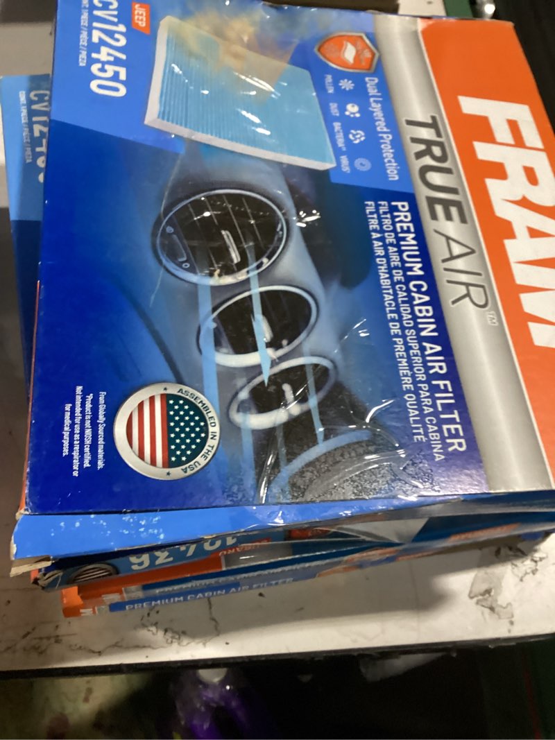 Condition photo showing Good Condition for assorted 4pk air filters