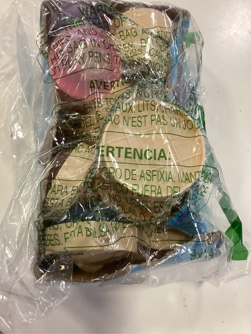 Condition photo showing As Is for 6 pack dumpling squishy mystery box, 6 color glitter dumpling squishy toys pack, dumplings squeeze fidget toys, squishies for kids party favors goodie bag stuffers classroom prizes 6pcs glittler dumpling stress toys