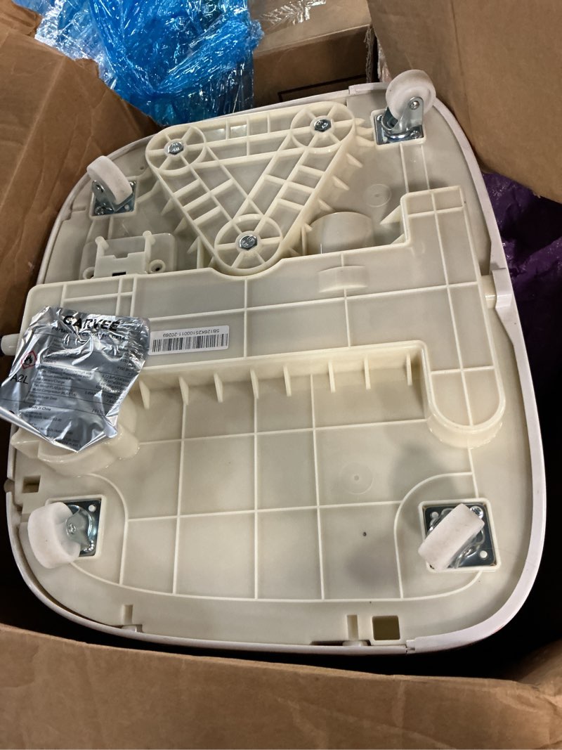 Condition photo showing As Is for portable air conditioner 14000 btu, 3-in-1 ac unit with cooling, dehumidifier & fan, quiet portable ac with led display, remote control, 24h timer & window kit for rooms up to 750 sq.ft.