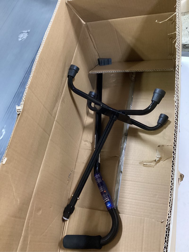 Condition photo showing New/Like New for Medline Aluminum Quad Cane with Large Base for Balance, Knee Injuries, Leg Surgery Recovery & Mobility, Portable, Lightweight Walking Aid for Seniors & Adults