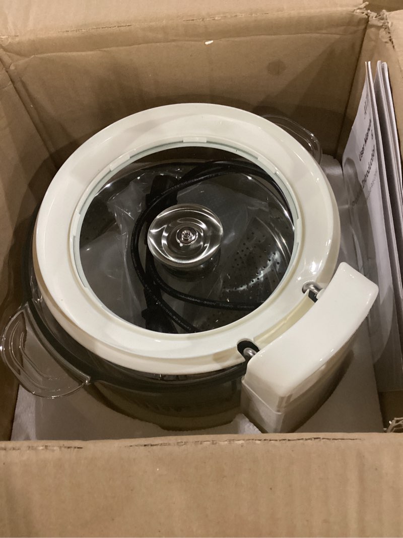 Condition photo showing Good Condition for not tested**** low carb rice cooker,3l multifunction low sugar rice cooker small,reservable & timable,4h keep warm,cooking,simmering,stewing,steaming all in one,ideal for small familie,apartment(3l,beige) beige 3l