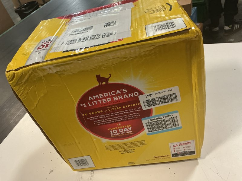Condition photo showing Good Condition for purina tidy cats clumping cat litter, 24/7 performance multi cat litter - 38 lb. box