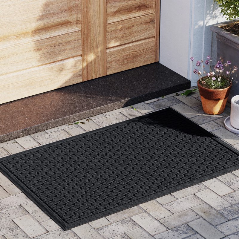 Sofhia non splip geometry outdoor doormats 