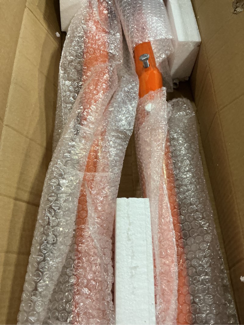 Condition photo showing New/Like New for 2 pack house jack post pole for leveling, 48"-96" adjustable house floor jacks, support joist beam brace telescoping jack stands for basements, decks, crawl spaces, 18000 lbs max load capacity 48"-96" orange
