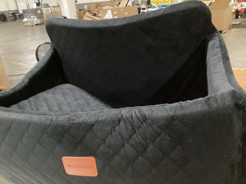 Condition photo showing Good Condition for dog car seat medium sized dogs,fully detachable and washable car dog bed,soft fabic pet car seat filling in memory foam,2 dog leashes dog bed for car(black,large) black large