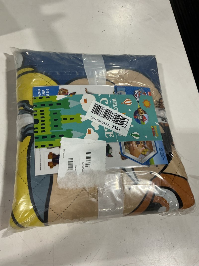 Condition photo showing Good Condition for nickelodeon paw patrol sheet set - bundle of bedding including: flat sheet, fitted sheet, and pillowcase for twin bed plus stickers, more room decor for kids