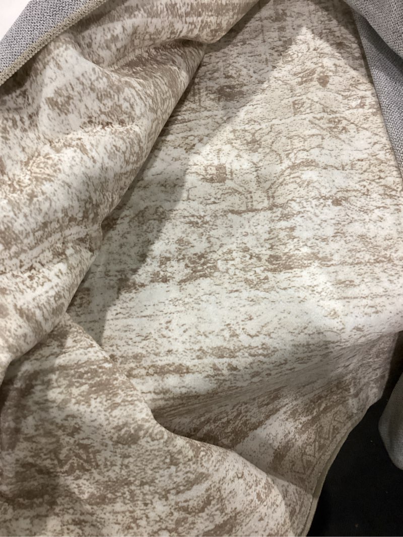 Condition photo showing Good Condition for Washable Area Rug 8x10, Large Soft Rugs for Living Room Vintage Beige Carpet 8x10 Area Rugs for Bedroom Dining Room Non-Slip Stain Resistant Under Table Rug Beige 8' x 10' (Rectangular)