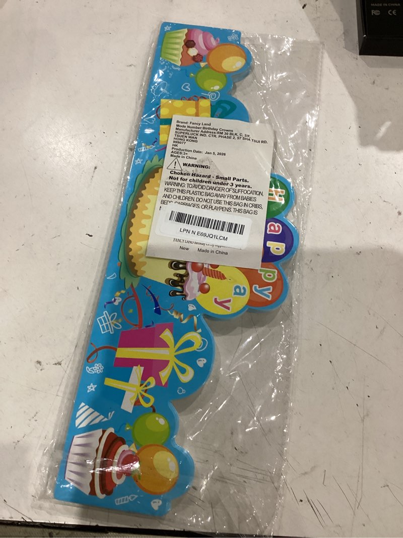 Condition photo showing Good Condition for fancy land birthday crowns for kids classroom school vbs party supplies pack of 30