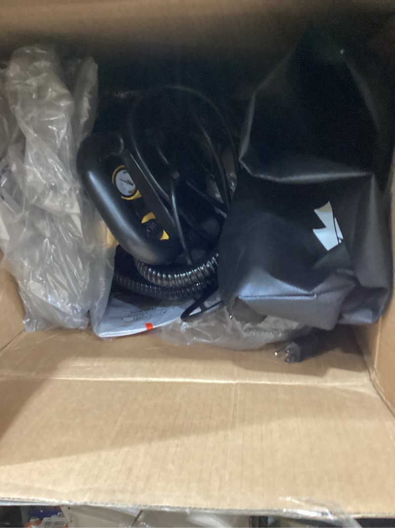 Condition photo showing New/Like New for McCulloch MC1385 Deluxe Canister Steam Cleaner, 2-Hour Runtime, Chemical-Free, 23 Accessories: Mop Head, Brushes & More - Built for Home, Tile, Carpet, Furniture, & Personal Car Detailing